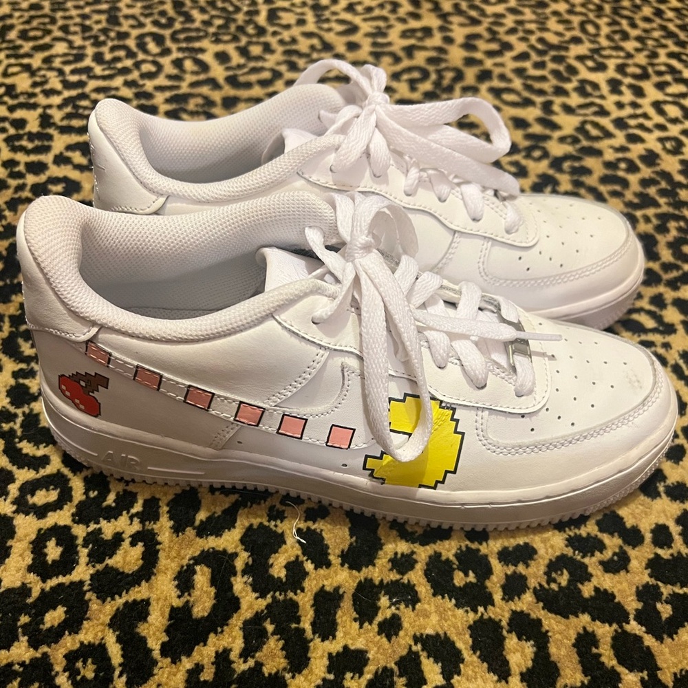 Nike Air Force 1 with pac man details